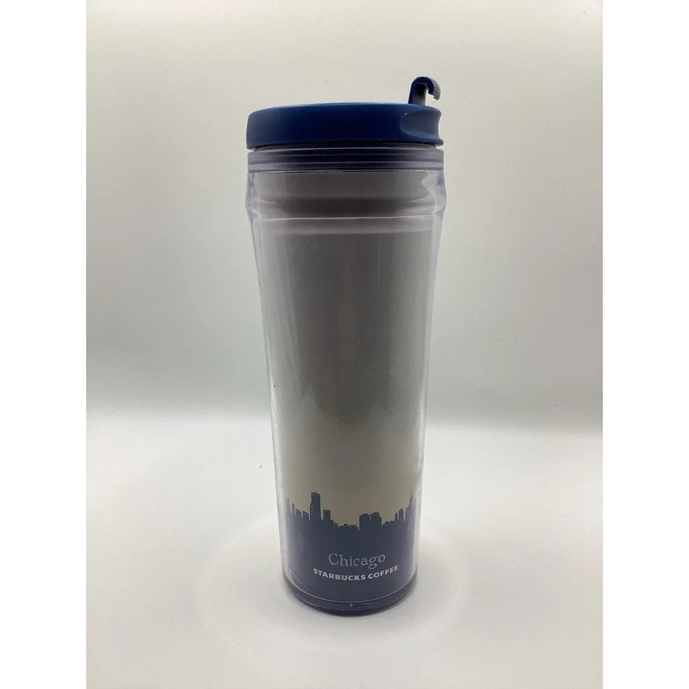 Starbucks Chicago Water Tower City Icon Collectible Coffee Tumbler 12oz RARE HTF